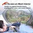 thumbnail image 4 of Carpa de Camping BISINNA Ligera, Impermeable para 2 Personas, Verde, 4 of 7
