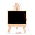 thumbnail image 2 of Milue Mini Chalkboard Sign Wooden Table Number Sign Food Name Label Small Blackboard, 2 of 11