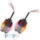 thumbnail image 2 of 2PCS Amber/Red LED Fender Marker Lights LED Trailer Light Assembly, 2 of 5