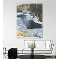 thumbnail image 2 of Giant Art 72x54 Blue Shadows Fine Art Giant Canvas Print in Multi-Color, 2 of 3