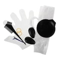 thumbnail image 1 of Kit para teñir el cabello: juego de brocha y recipiente con guantes y protectores para los oídos, para uso en salones de belleza y en casa., 1 of 5