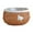 Khaki S, variant on oshhni Flower Basket Plant Container Imitation Rattan Round Trash Can Multipurpose for Kitchenware with Liner Storage Basket Khaki S