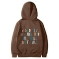 thumbnail image 4 of VBARHMQRT Sweat à Capuche pour Homme Design à Manches Longues avec Impression Partielle Grande Taille Poche Sweat-Shirt Haut, 4 of 4
