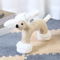 thumbnail image 7 of PrimeGo Plush Dog Toy Cute Animal Shapes Squeaky Chew Toy Linen Fabric Stuffed Animals Puppy Teething Toy for Dogs Boredom And Anxiety Relief, 7 of 7