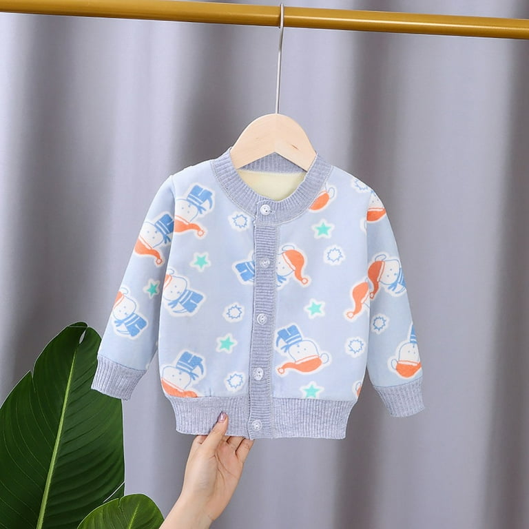 boys button up sweater