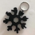 thumbnail image 2 of Herramienta multiusos 18 en 1 con forma de copo de nieve, llave de bolsillo, llave hexagonal, abridor de botellas y llavero multifunción., 2 of 5
