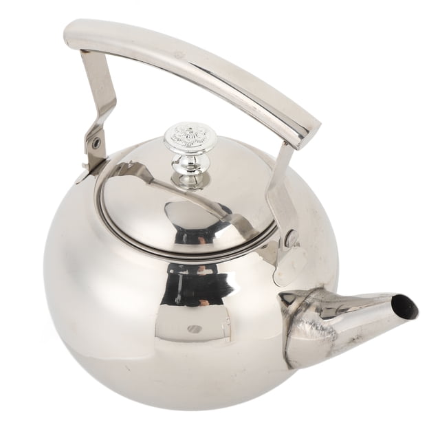 Estufa Top Whistling Tea Wder, Estufa De Acero Inoxidable Top Teakettle Tapot Teaf Café Hervidor Hervidor De Agua Caliente Con Filtro De Picos De Silbato Para La Estufa De Gas