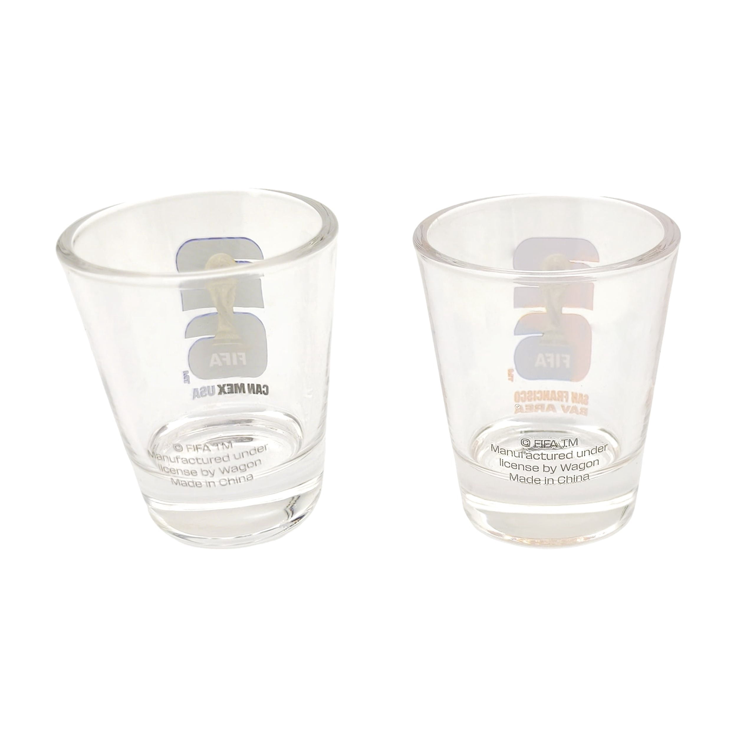 FIFA World Cup 2026 Host City & Country Soccer Shot Glass Set - USA/San Francisco