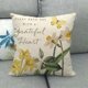 thumbnail image 5 of Juego de 4 fundas de almohada con diseño de mariposa, fundas de cojines con flores decorativas, fundas de almohada cuadradas de lino con impresión a doble cara, 18x18 pulgadas Sincero Electrónica, 5 of 5