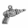 thumbnail image 1 of Sterling Silver 30" 1mm 3D Ski Boot Handheld Electric Drill Tool Pendant Necklace, 1 of 2