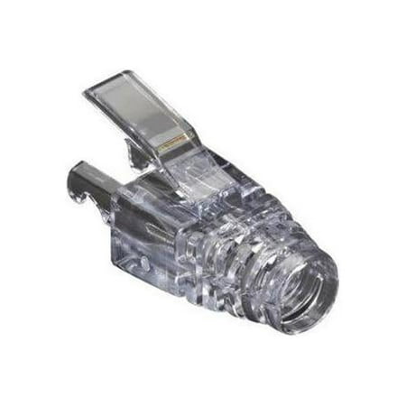 UPC: 0822088073048 | EZ CABLE BOOT – CAT5E  CLEAR  25-PACK  GSA  TAA  45 DAY STANDARD RETURN POLICY