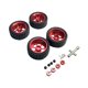 thumbnail image 2 of Ruedas y neumáticos RC, repuesto de actualización de cubo hexagonal de 12 mm, tuerca de rueda M3, neumáticos RC para 144001 1/14 1:10 1/12 144010 Rojo, 2 of 8