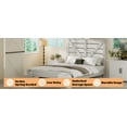 thumbnail image 2 of LiviNest Queen Bed Frame with Storage - Rustic Farmhouse Platform Bed with USB Charging & Touch Light for Small Apartments & Rental Homes - No Box Spring Needed & Easy Assembly for Young Adults, 2 of 6
