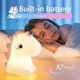 thumbnail image 3 of Unicorn Night Light, Kids Night Light, Girl Boy Adult Night Light, Rechargeable Kids Night Light, Silicone LED Kids Night Light Lamp, Lumino, 3 of 5