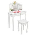 thumbnail image 5 of Winado Kids Vanity Table and Chair Vanity Set with Mirror Makeup Dressing Table with Drawer, Play Vanity Set, 5 of 9