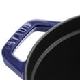 thumbnail image 4 of Staub Cast Iron 5.75-qt Coq au Vin Cocotte - Dark Blue, 4 of 6