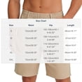 thumbnail image 2 of Gamivast Cargo Shorts for Men Hiking Quick Dry Outdoor Utility Shorts with Zipper Pocket Elastic Waist Belt Loops Lightweight Fishing Travel Tactical Work Shorts Beige L, 2 of 6