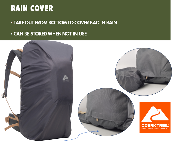Ozark Trail Adult 60L Hiking Backpack with Front Sling photo 5