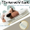 thumbnail image 3 of Drecage Toddler Boys Girls Cute Cow Slippers Kids Non-Slip Fuzzy Bedroom House Shoes, 3 of 7