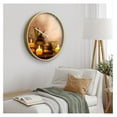 thumbnail image 4 of 24 Inches Round Wooden Wall Clock Silent Battery Operated, Home Decorative Large Wall Clock, Candle and Stone Clock Wall Art Decor for Living Room Kitchen Bedroom Office Classroom, 4 of 7
