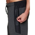 thumbnail image 2 of RBX Active Men's Fleece/Woven Jogger Sweatpants with Bonded Zip Pockets, 2 of 5