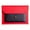 Red, variant on Leather Document Bag A4 File Folder Waterproof Business Portfolio Snap Closure Organizer for Office Supplies Letter Size Professional Briefcase