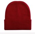 thumbnail image 1 of GFDYREE Bonnet de Queue de Cheval pour Femmes, Bonnet d'Hiver en Tricot Torsadé Extensible Chaud et Désordonné, 1 of 6