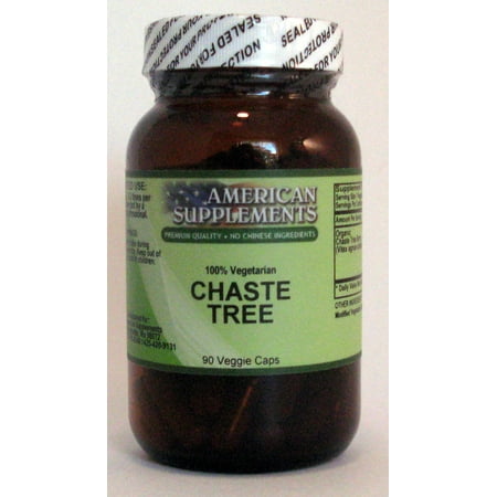 Chaste Tree Organic American Supplements 90 VCaps (Best Chaste Tree Supplement)