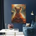 thumbnail image 5 of Gaeub Maple Leaf Meditating Chihuahua Print Canvas Wall Art for Bathrooms Bedroom,Wall Decor,Framed Artwork for Wall,Modern Wall Decorations Prints Picture,Home Decor Wall Pictures 30" x 40", 5 of 8