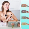thumbnail image 1 of Fiudx Bolsa de Maquillaje de Gran Capacidad para Artículos de Tocador, Diseño de Niña Adorable, Cierre de Cremallera Suave, Portátil, Fácil de Llevar, Bolso Multiusos para Viajes, Trabajo y Uso Diari, 1 of 3