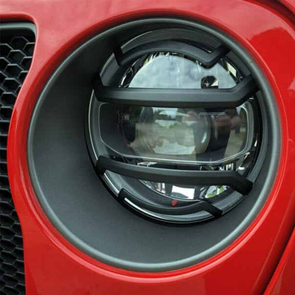 Phyun 1 Pair Headlight Guard Kit For Jeep Wrangler Jl 2018-2022