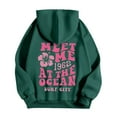 thumbnail image 6 of Hessimy Oversized Hoodies for Women 2024 Fall Clothes Teen Girls Preppy Graphic Sweatshirts Cute Letter Printed Pullover Top(Z04-Dark Green,XL）, 6 of 7