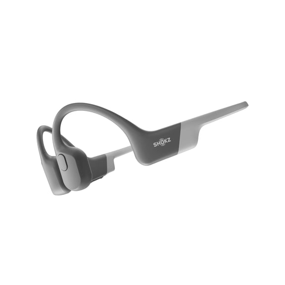 Restored Shokz OpenRun Bone Conduction Waterproof Bluetooth Headphones for Sports(Formerly Aeropex), Gray(Refurbished)