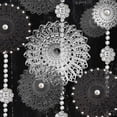 thumbnail image 2 of Sommers, Mindy 20x20 Gold Ornate Wood Framed with Double Matting Museum Art Print Titled - Filigree Snowflakes, 2 of 4