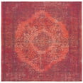 thumbnail image 4 of SAFAVIEH Classic Vintage Ivonette Overdyed Border Cotton Area Rug, Red, 5' x 8', 4 of 8