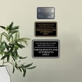 thumbnail image 3 of Signs ByLITA Classic Framed Courtroom Entry Restricted to Participants and Attorneys Only Door or Wall Sign Durable ABS Plastic | Laser Engraved | Easy Installation | Courtroom Sign (Blue) - Medium, 3 of 9