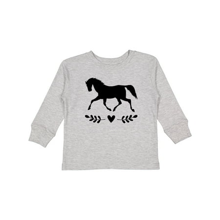 

Inktastic Horse for Girls Gift Toddler Toddler Girl Long Sleeve T-Shirt