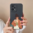 thumbnail image 1 of For OPPO Realme 9 Pro + 5G Case Cool Girl Cartoons Liquid Silicone Shell For Realme9 Pro Plus 5G New Design Shockproof Funda TYB17 Realme 9 5G, 1 of 6