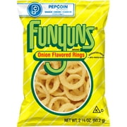 Funyuns Onion Rings Flavored Snack Chips, 2.125 oz Bag