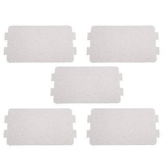 5pcs Waveguide Cover, Universal Microwave Oven Mica Plate Sheet Repairing Parts for Home Kitchen Office Restaurant Microwave Replacement Accessory