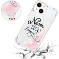 thumbnail image 5 of Slim Fit Phone Case for iPhone 15 (6.1 in.),Glitter Liquid Quicksand Effect Silicone Soft TPU Fashion Case with Anti-Drop Protection Case for iPhone 15,YBDT Chasing Dreams, 5 of 14
