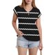 thumbnail image 5 of Eres Más Que una Camisa de Puntuación de Prueba Sexy de Manga Corta Lentejuelas Suelta Camisa de Blusa con Cuello en V, Poliéster, 5 of 8
