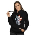 thumbnail image 2 of Patriotic British Shorthair 4th of July Independence Paws Hoodie Unisex Merch Hoodies Cat Lover Kitten Owner Gifts - 02010, 2 of 6