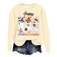 thumbnail image 1 of WEAIXIMIUNG Sweat-Shirt pour Femmes Zip Noir Pull Tendance à Capuche Imprimé Lettre Col Rond pour Automne & Hiver, 1 of 3