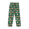 thumbnail image 3 of Vsdgher Cartoon Turkey Print Mens Pajama Pants Sleep & Lounge Pants, PJ Bottoms With elastic waistb and Pockets, 3 of 5