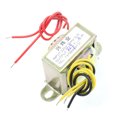 thumbnail image 1 of Unique Bargains 220V 50Hz Double Phase EI Core Power Transformer 9V 3W Output w Cable, 1 of 1