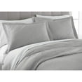 thumbnail image 3 of Gwen 3-Piece Floral Woven Jacquard Matelassé Bedding Cover - Solid Quilt Blanket Coverlet Set (Queen, Gray), 3 of 6