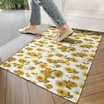 thumbnail image 4 of White Yellow Flower Sunflower Pattern Door Rugs,Washable Non Slip Door Mats Indoor,Decorative Door Mats,Entry Mat Indoor for Entrance,Bedroom,Kitchen,Bathroom,17"x30", 4 of 6