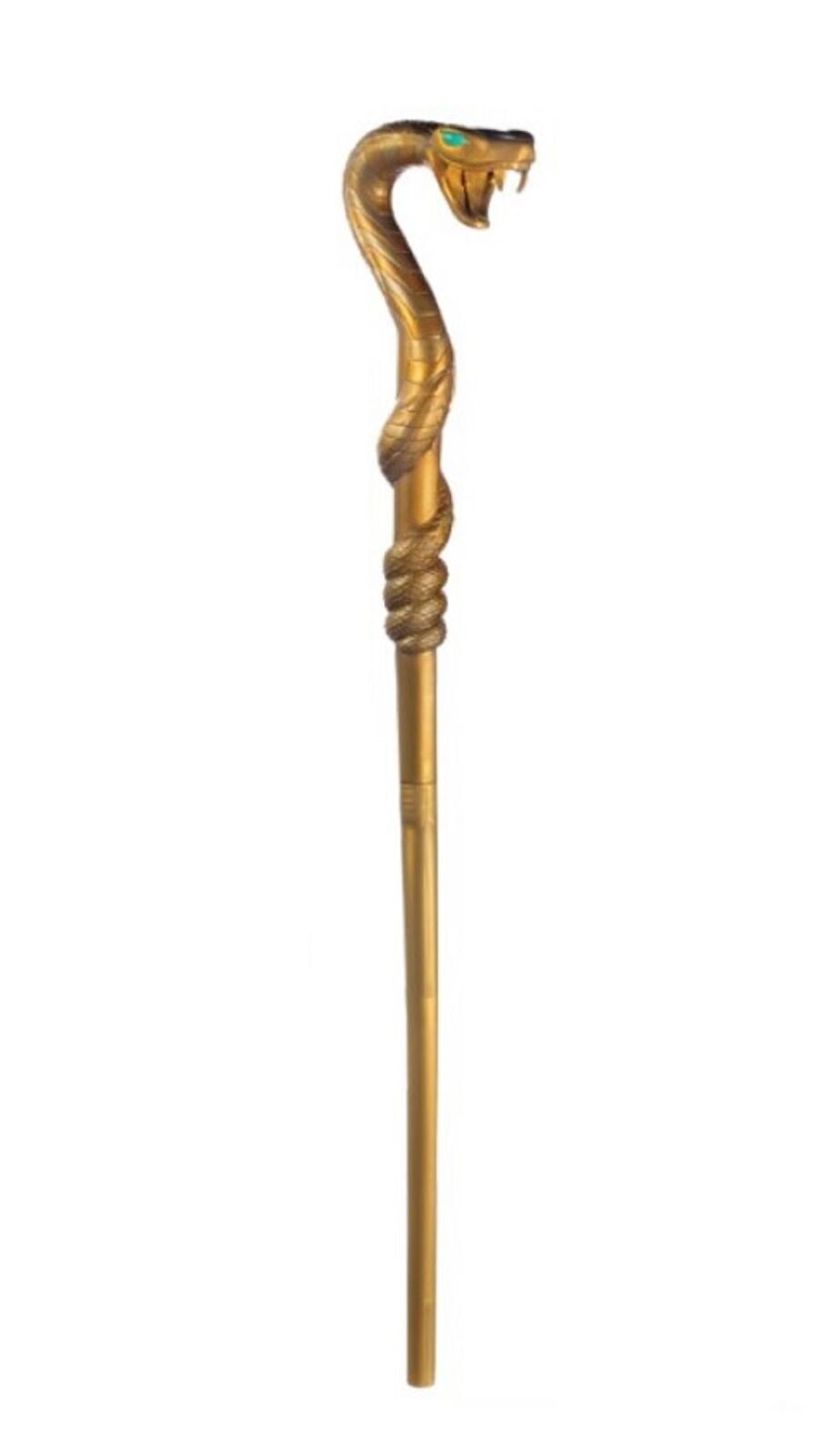 Egyptian Cobra Staff Gold 40" Jafar Collapsible Costume