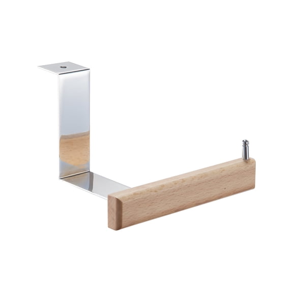 Natura Paper Holder Furniture Side Chrome/Wood